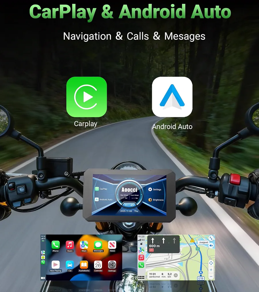 Aoocci C3 Plus Motorcycle Display view 2