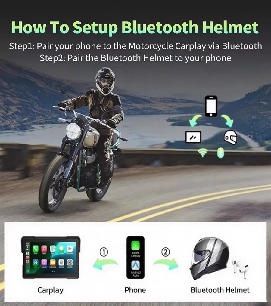 Aoocci C7 Motorcycle Display view 4