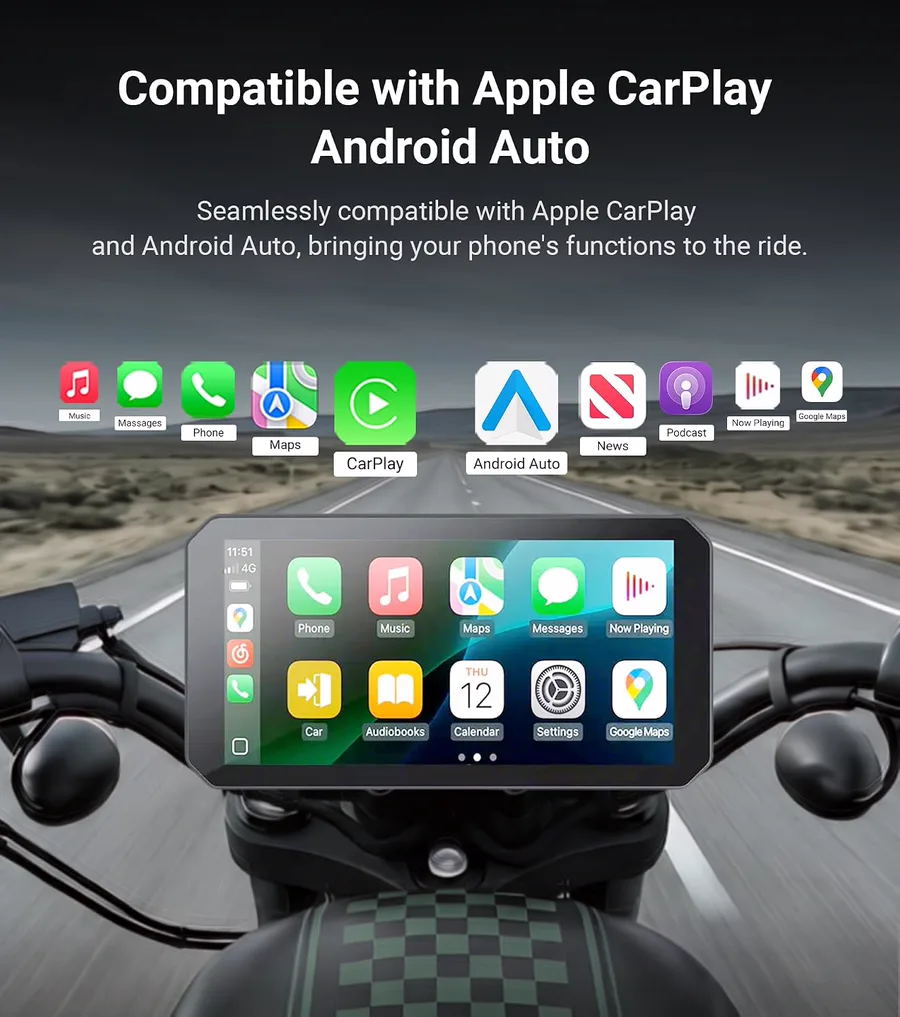Aoocci C9 Pro Motorcycle Display view 2