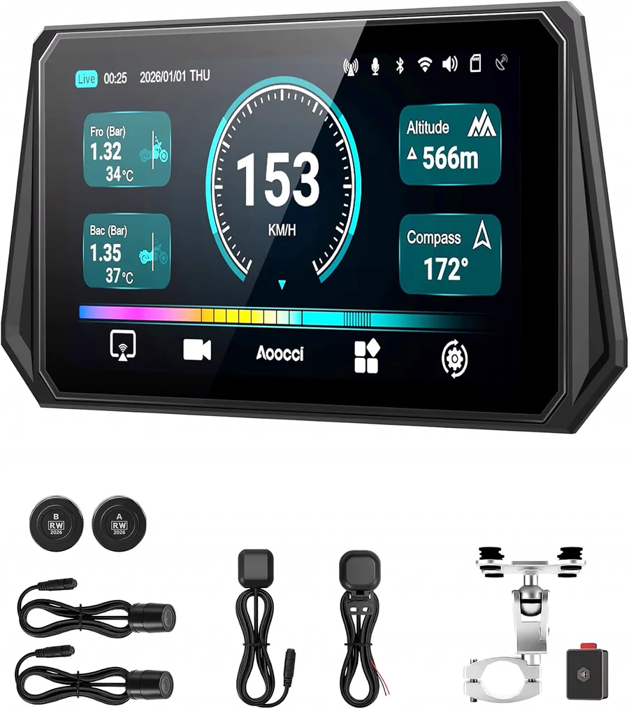 Aoocci D6A Motorcycle Display