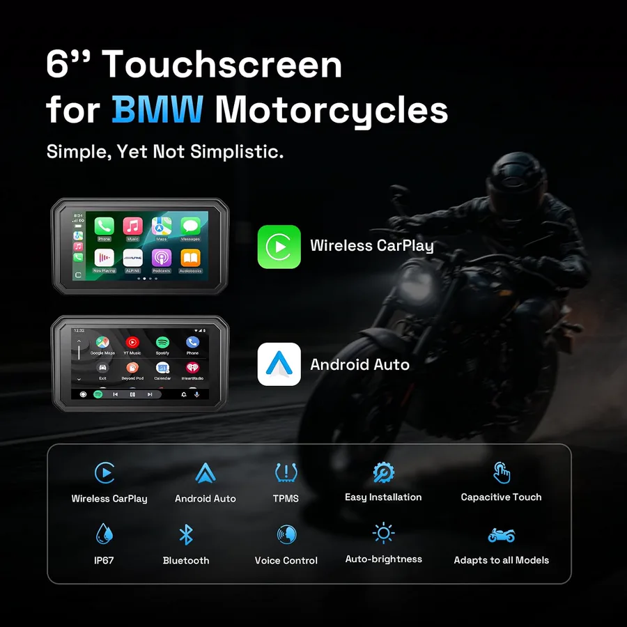 Aoocci S6A Motorcycle Display view 2